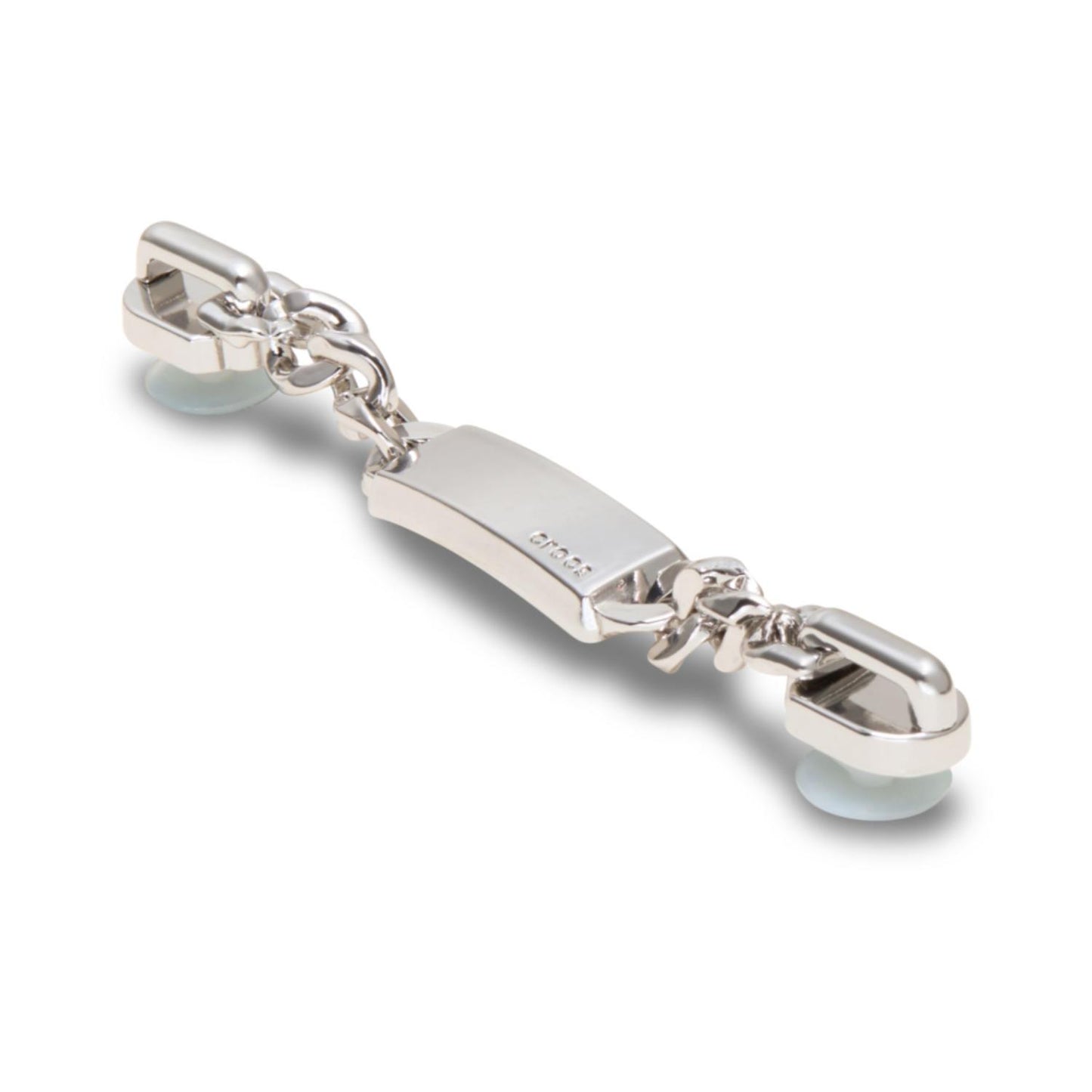 Silver Tag Chain Jibbitz