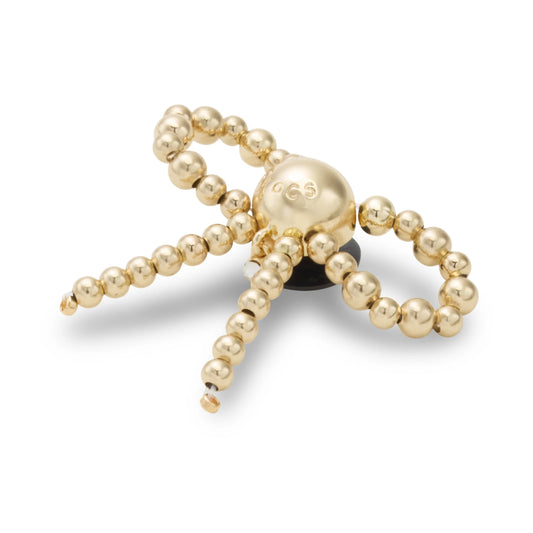 Gold Beaded Bow Jibbitz