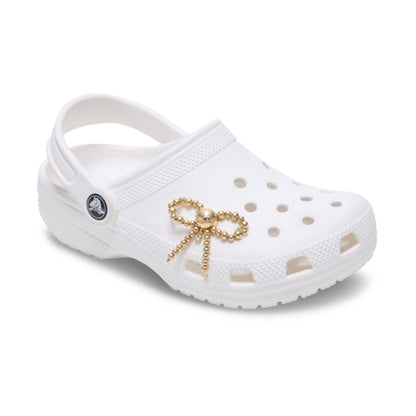 Gold Beaded Bow Jibbitz