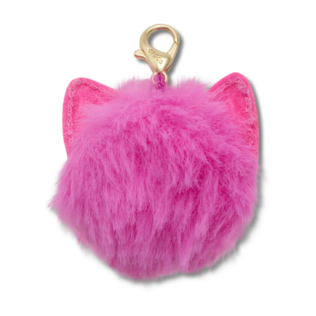 Pink Cat Puff Charm Jibbitz