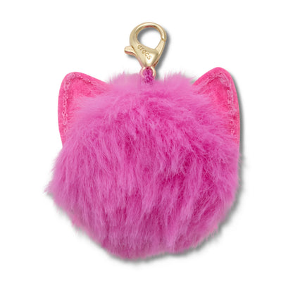 Pink Cat Puff Charm Jibbitz