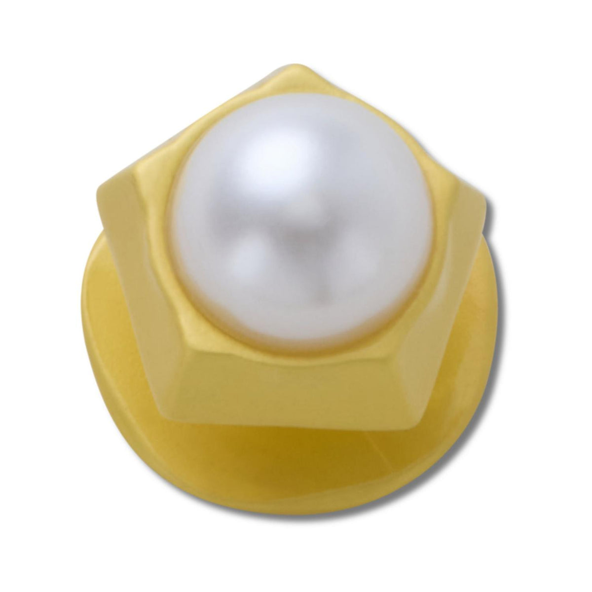 Gold Pentagon Pearl Jibbitz