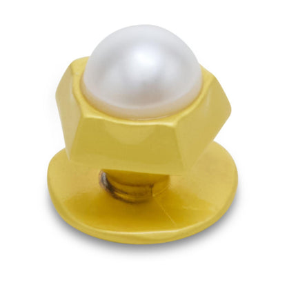 Gold Pentagon Pearl Jibbitz