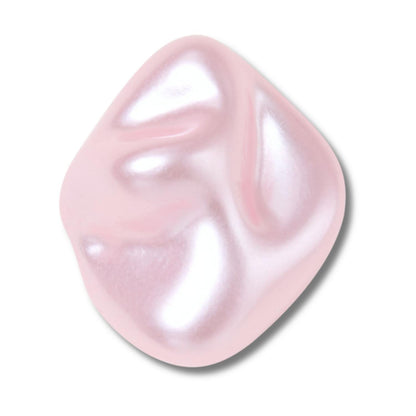 Pink Square Baroque Pearl Jibbitz