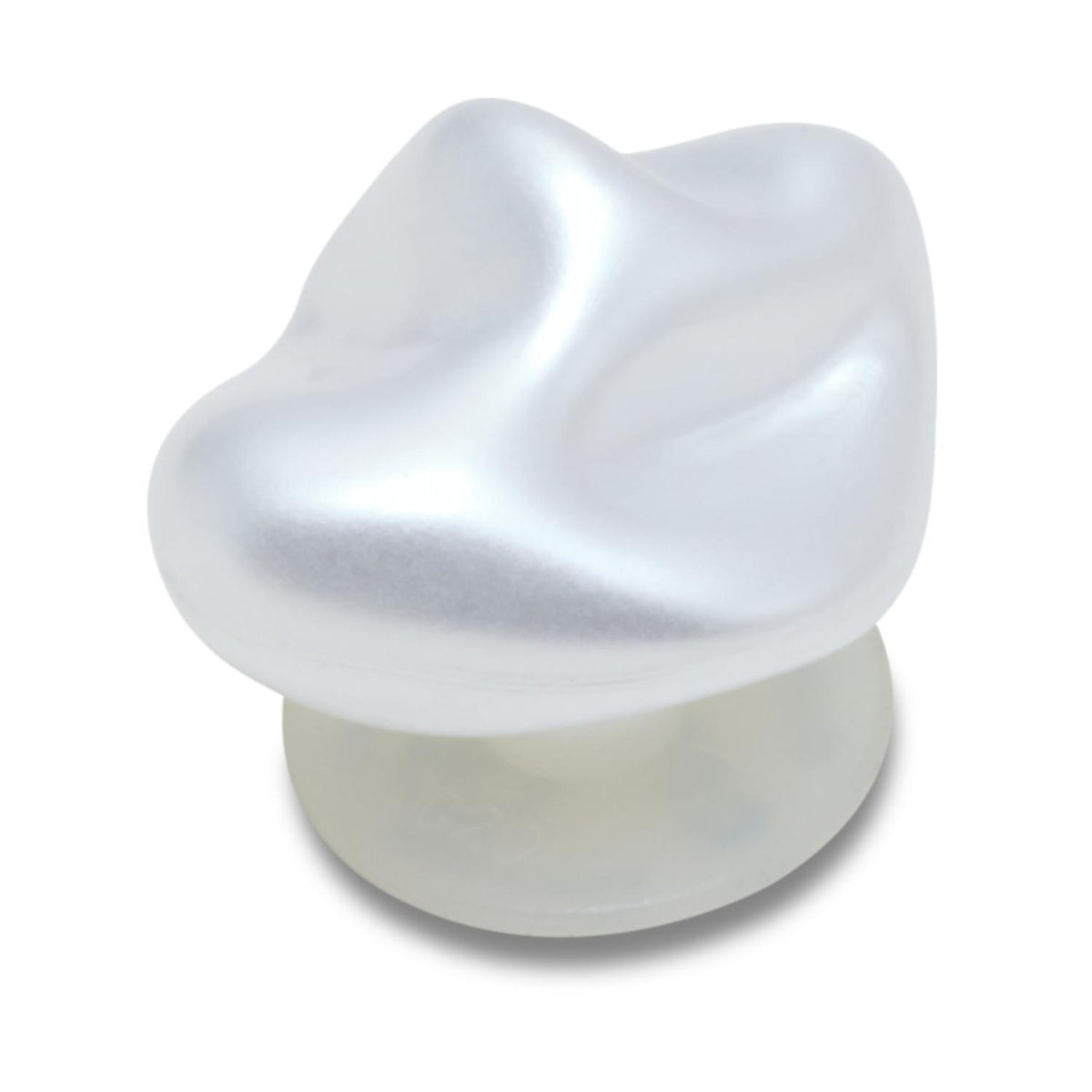 White Square Baroque Pearl Jibbitz