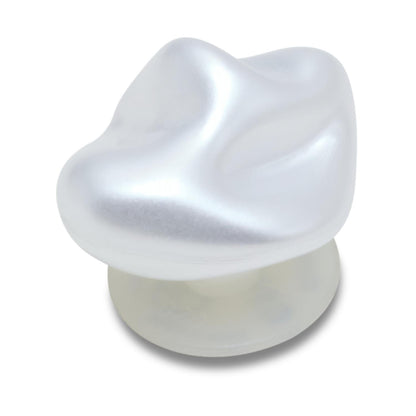 White Square Baroque Pearl Jibbitz