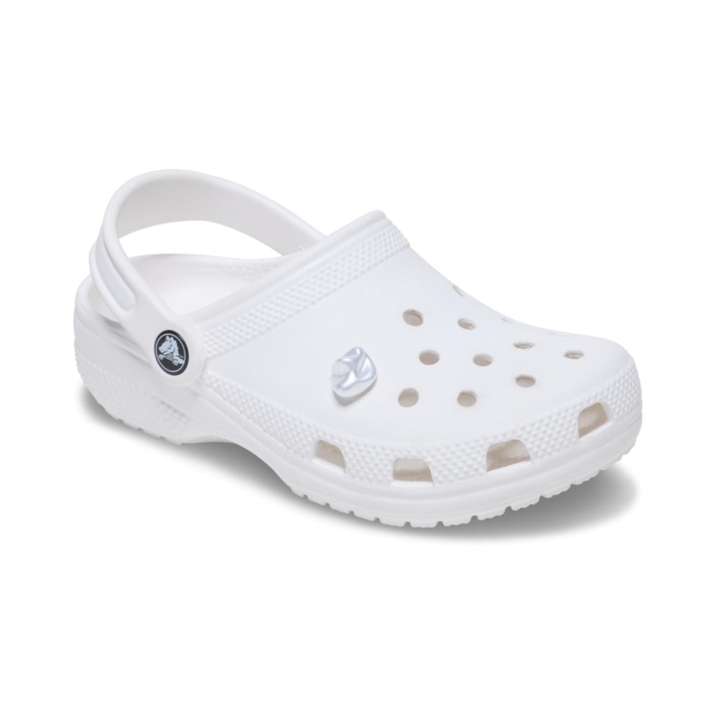 White Square Baroque Pearl Jibbitz