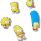 The Simpsons 5 Pack Jibbitz