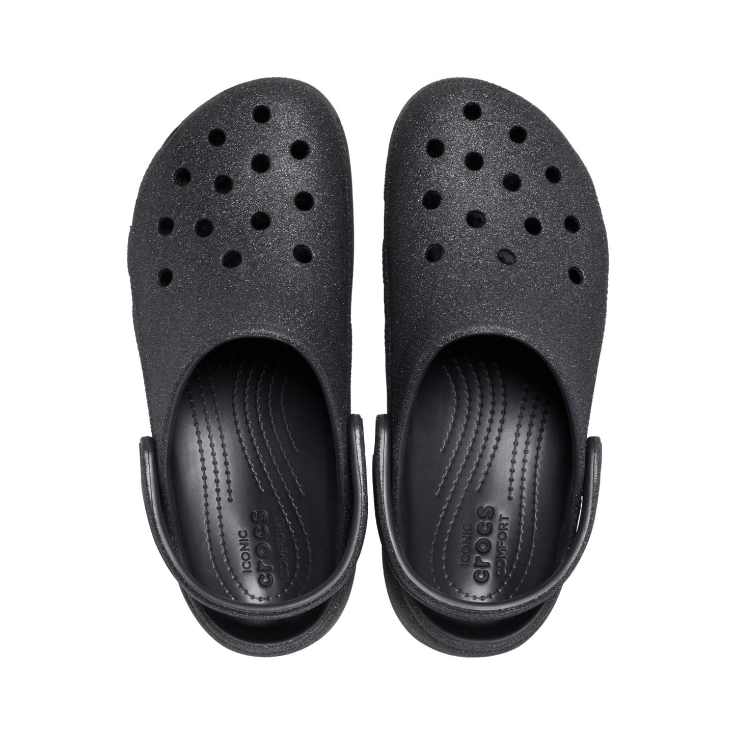 Classic Platform Glitter Clog