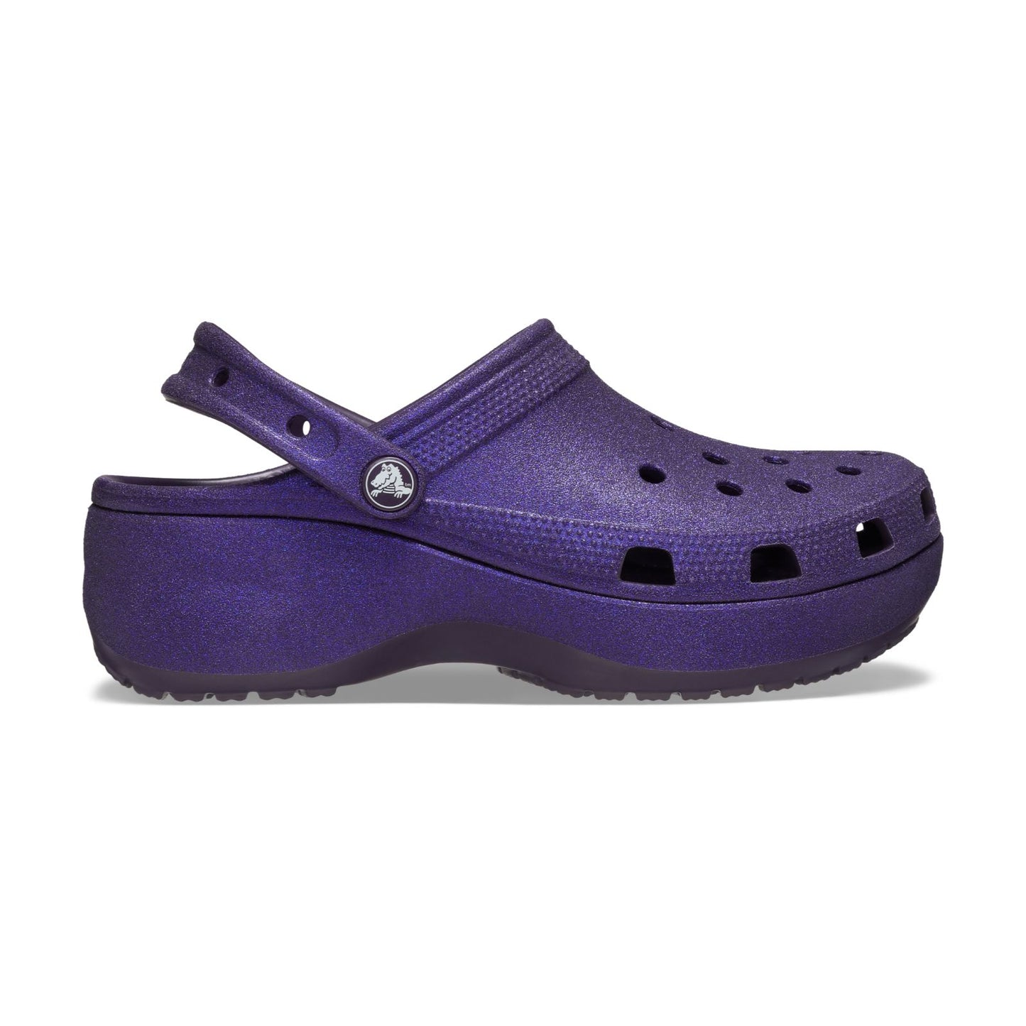 Classic Platform Glitter Clog