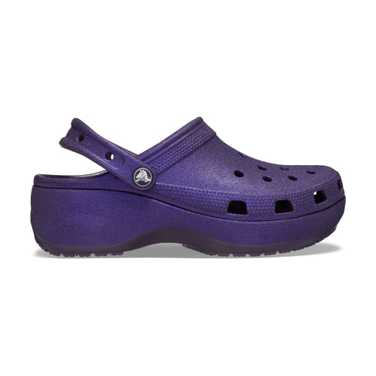 Classic Platform Glitter Clog