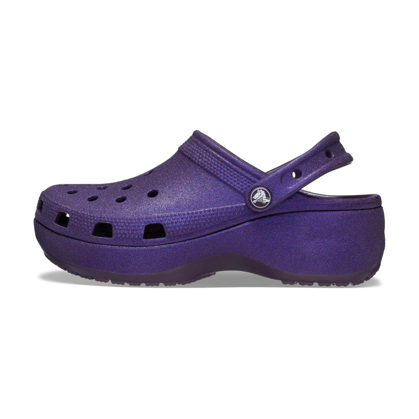 Classic Platform Glitter Clog