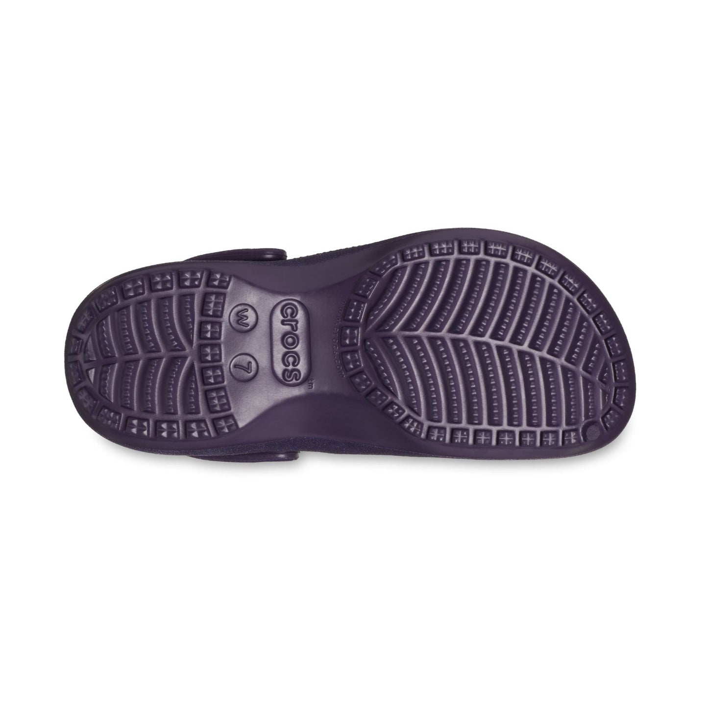 Classic Platform Glitter Clog