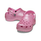 Classic Platform Glitter Clog