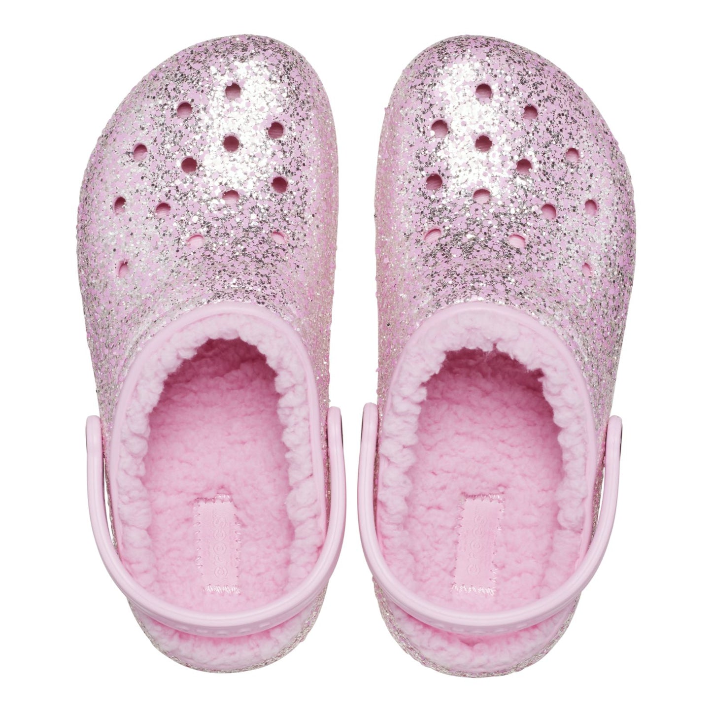 Classic Lined Glitter Clog Kids