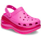 Crocs Mujer Classic Mega Crush Clog Zuecos Rosado