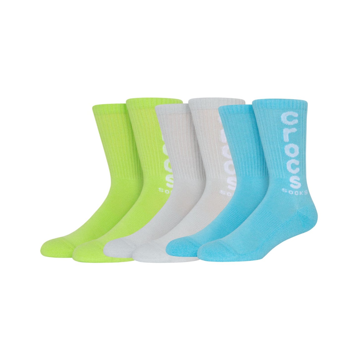 Crocs Socks Logo Crew Pack X3