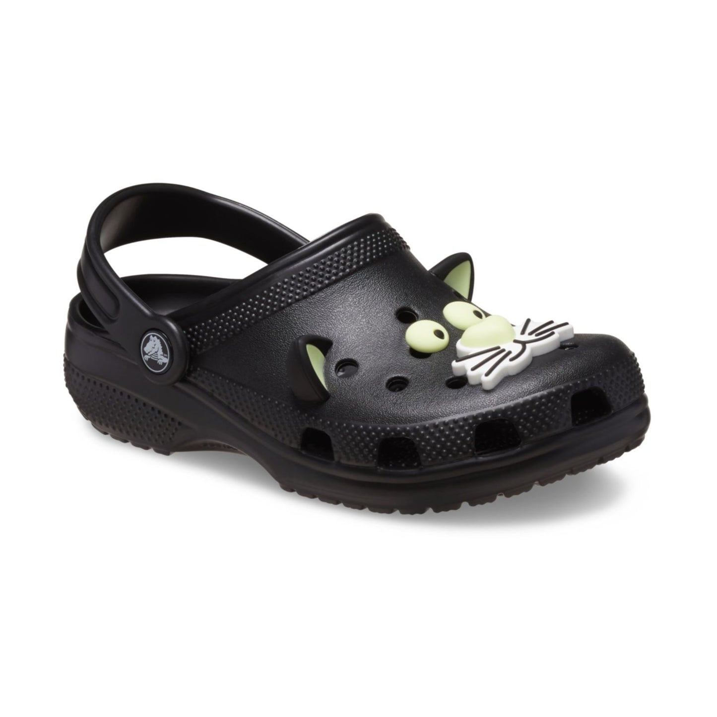 Classic Glow Black Cat Clog Niños Pequeños