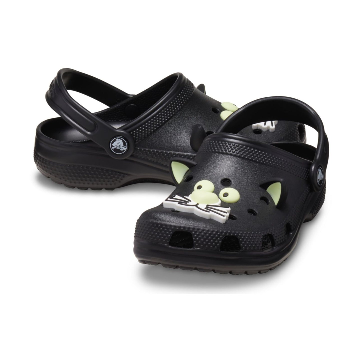 Classic Glow Black Cat Clog Niños Pequeños