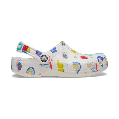 Classic Doodle Print Clog Niños Grandes