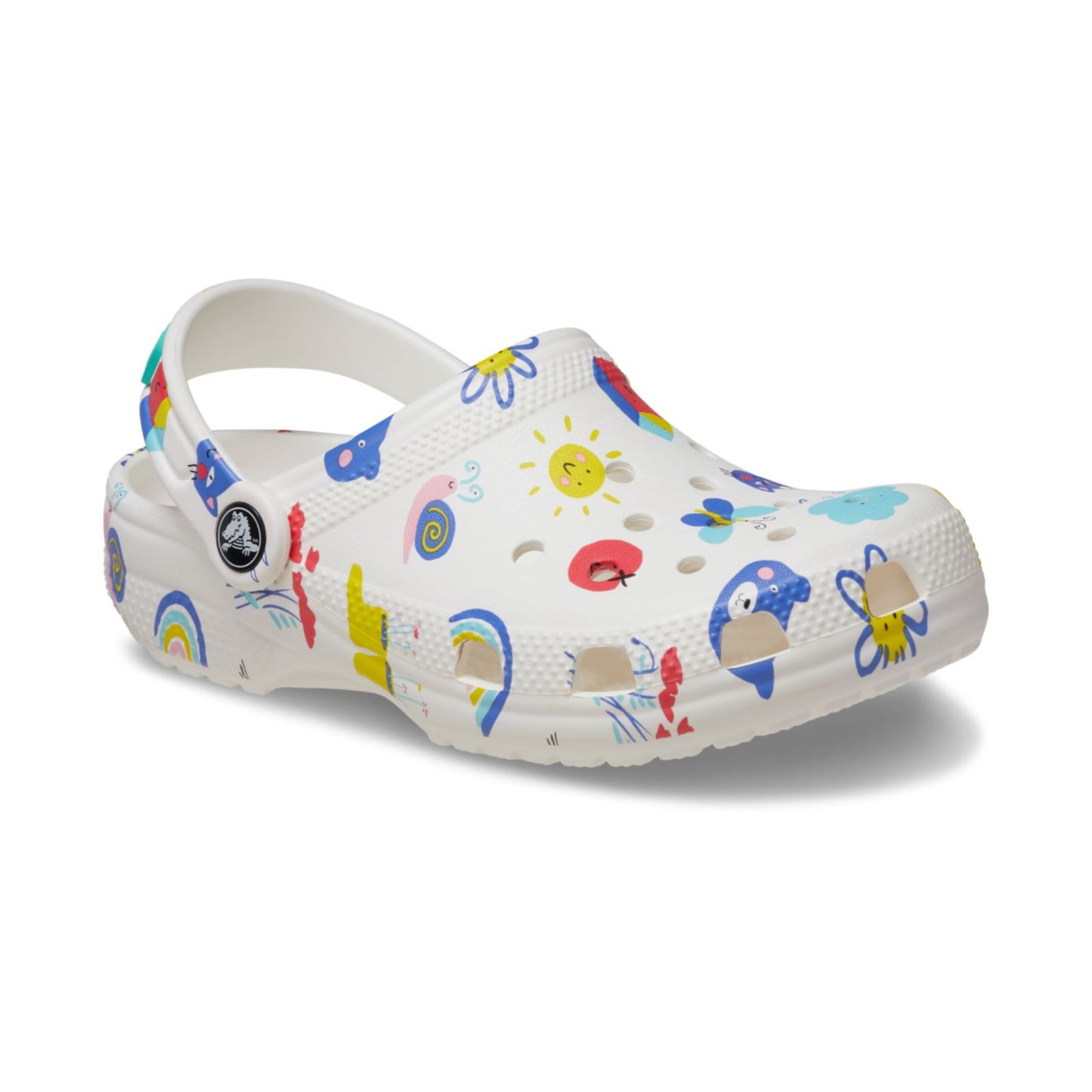 Classic Doodle Print Clog Niños Grandes