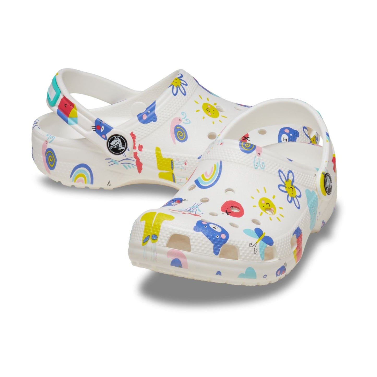 Classic Doodle Print Clog Niños Grandes