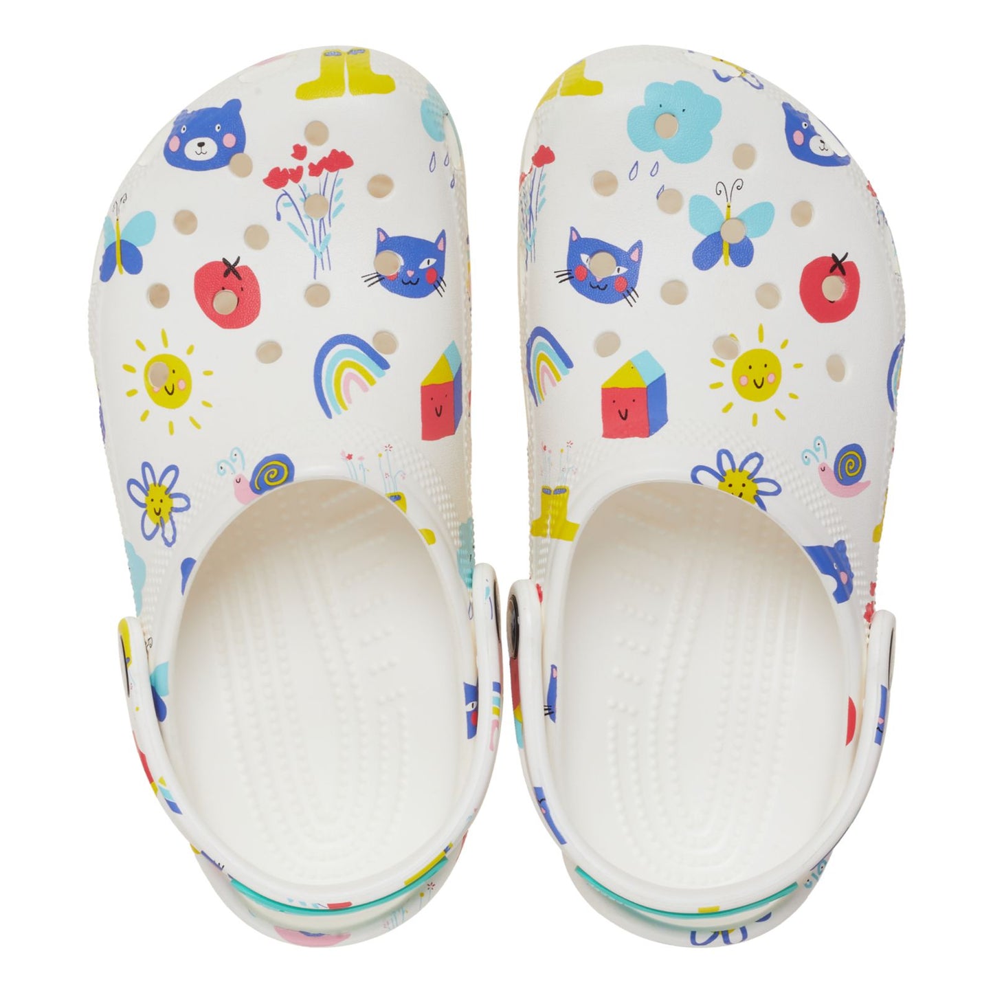 Classic Doodle Print Clog Niños Pequeños