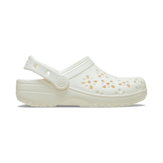Classic Floral Cut Out Clog Niños Pequeños