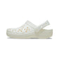 Classic Floral Cut Out Clog Niños Pequeños