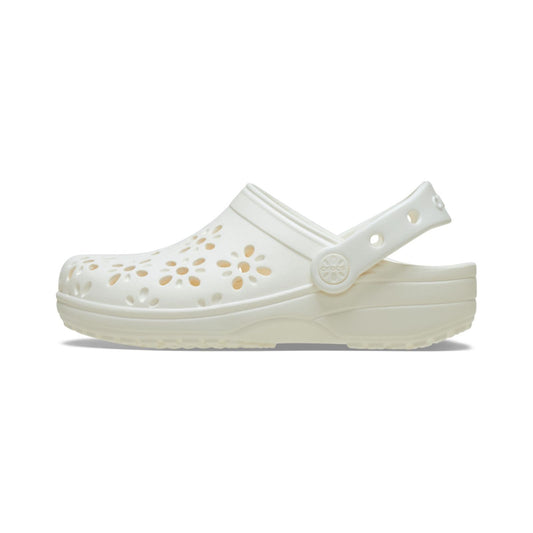 Classic Floral Cut Out Clog Niños Pequeños