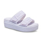 Brooklyn Buckle Frosted Low Wedge