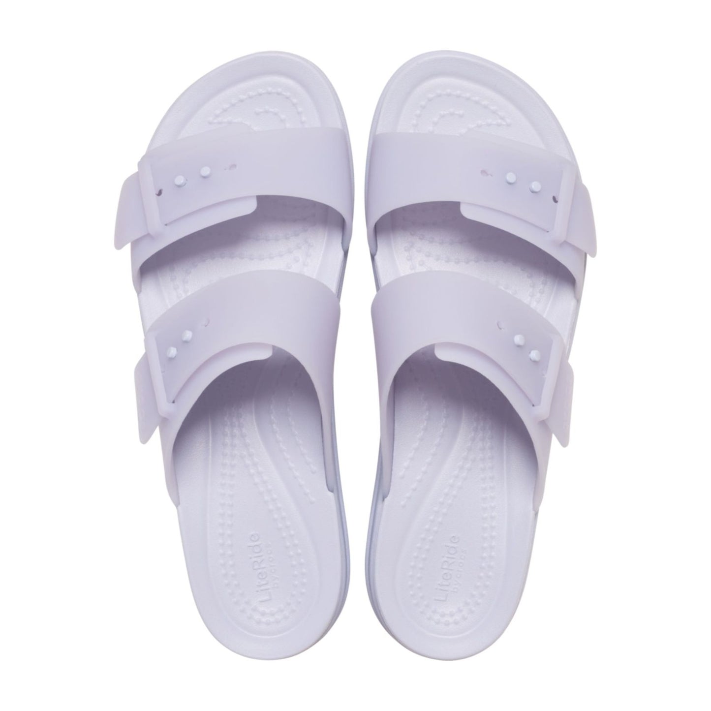 Brooklyn Buckle Frosted Low Wedge