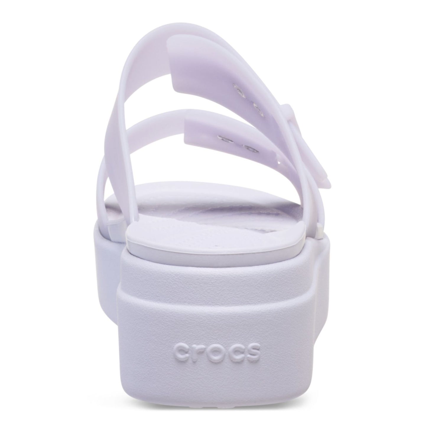 Brooklyn Buckle Frosted Low Wedge