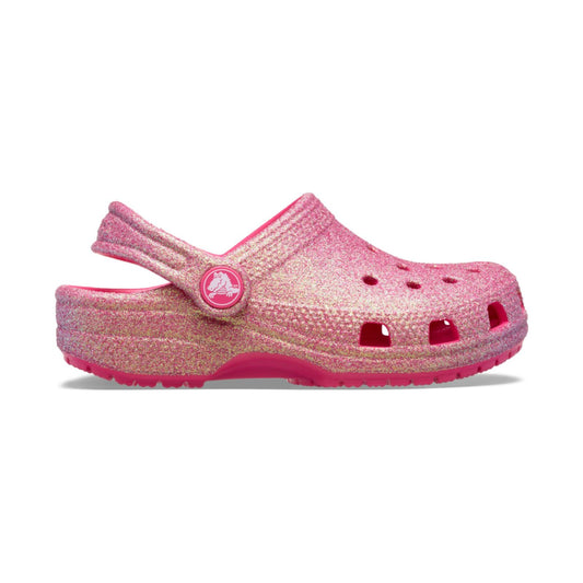Classic Iridescent Glitter Clog Niños Pequeños