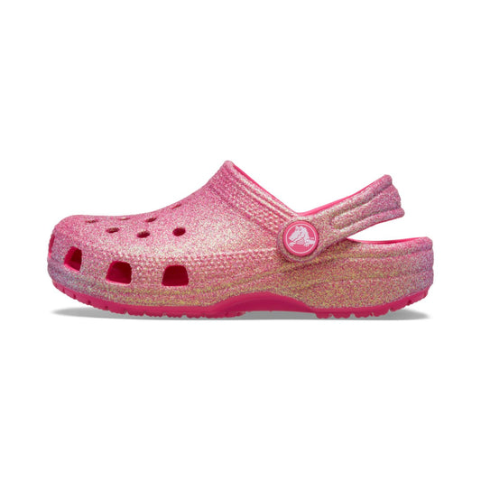 Classic Iridescent Glitter Clog Niños Pequeños