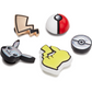 Jibbitz Unisex Elevated Pokemon 5 Pack Personajes