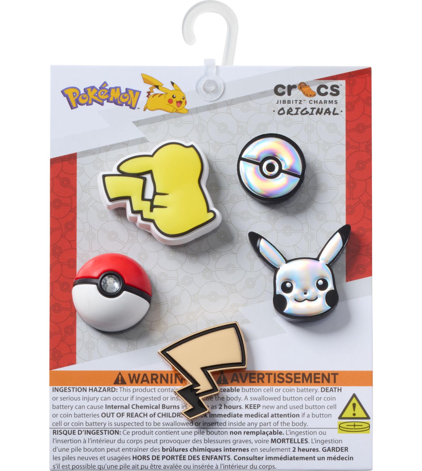 Jibbitz Unisex Elevated Pokemon 5 Pack Personajes
