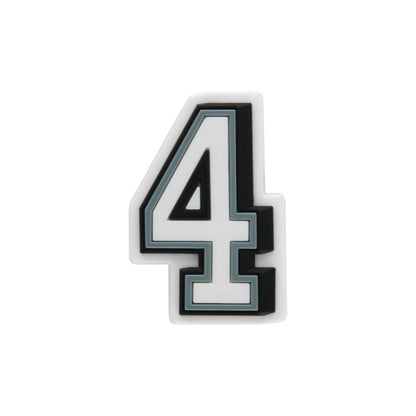 Number 4 Jibbitz