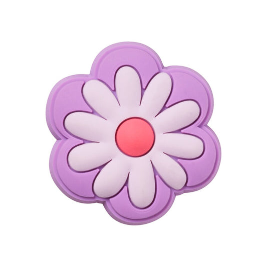 Jibbitz Unisex Pretty Purple Flower Naturaleza