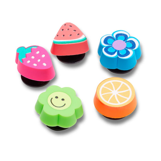 Jibbitz Unisex Fun Eraser 5 Pack Naturaleza