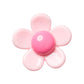 Jibbitz Unisex Pink Resin Flower Naturaleza