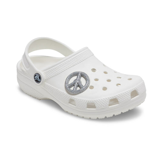 Jibbitz Glitter Peace Sign
