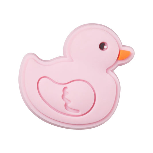 Jibbitz Unisex Pink Rubber Ducky Símbolos