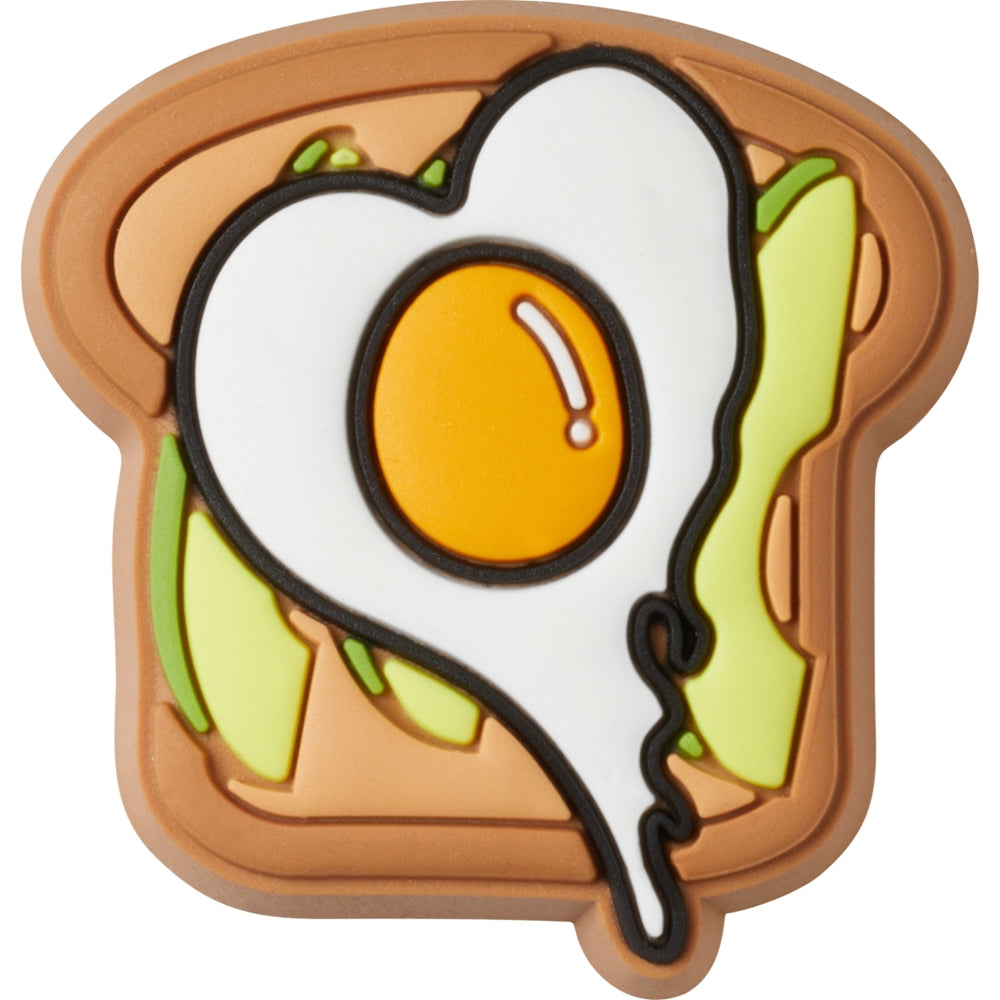 Jibbitz Unisex Avocado Toast With Egg Comida