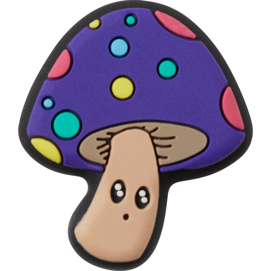 Jibbitz Unisex Purple Mushroom Character Naturaleza