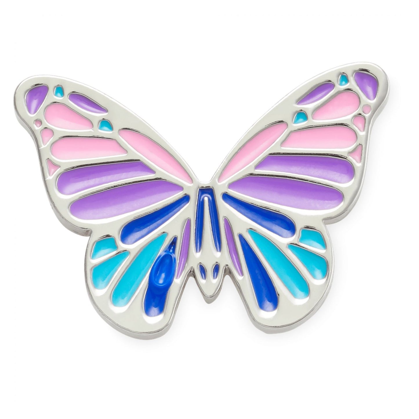 Jibbitz Unisex Multi Purple Butterfly Joyería