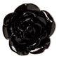 Jibbitz Unisex Black Flower Joyería