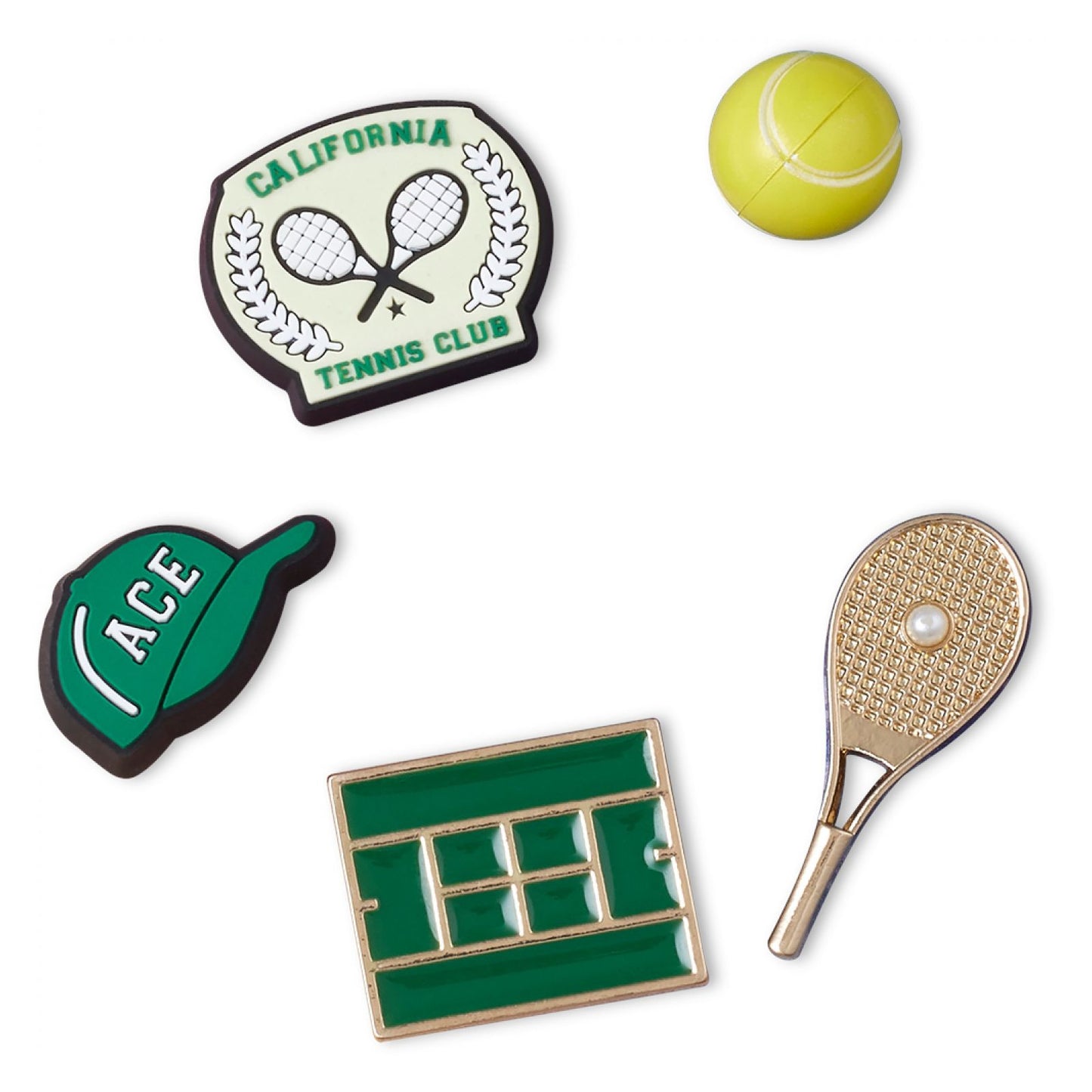 Jibbitz Unisex Tennis Ace 5 Pack Deportes