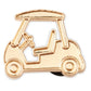 Jibbitz Unisex Gold Golf Cart Joyería