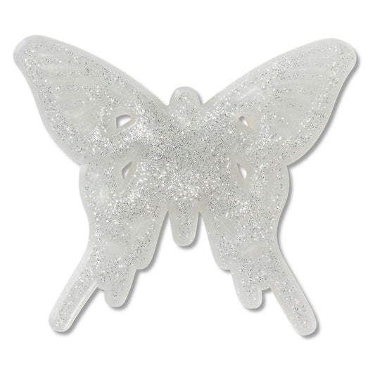 Jibbitz Unisex Thin Glitter Butterfly Símbolos
